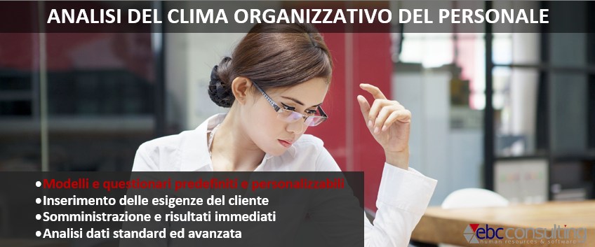 Analisi valutazione clima organizzativo aziendale ebc consulting