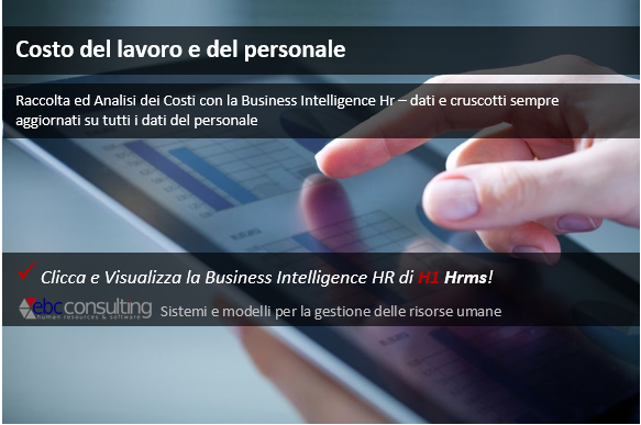 Costo del lavoro del personale business intelligence Hr di H1 Hrms EBC consulting