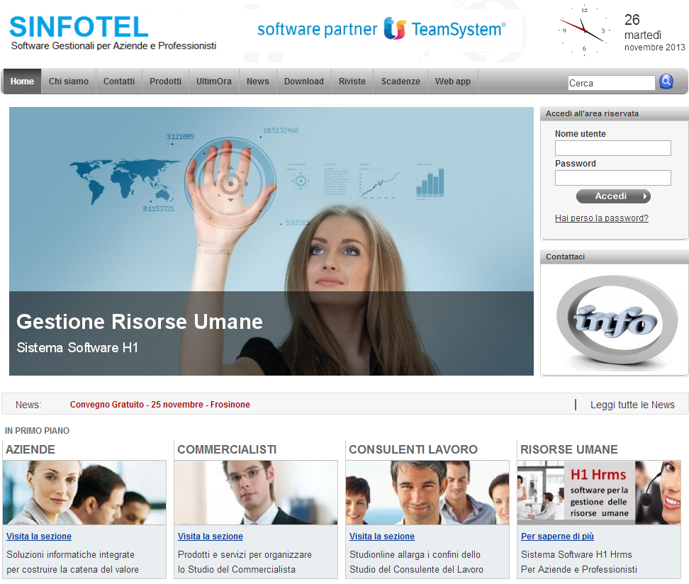 Home_sinfotel_roma_software_gestionali_partner_EBC_Consulting