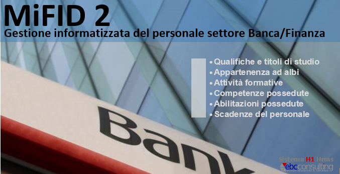 MIFI2 gestione risorse umane a norma settore banca e finanza EBC Consulting H1 Hrms