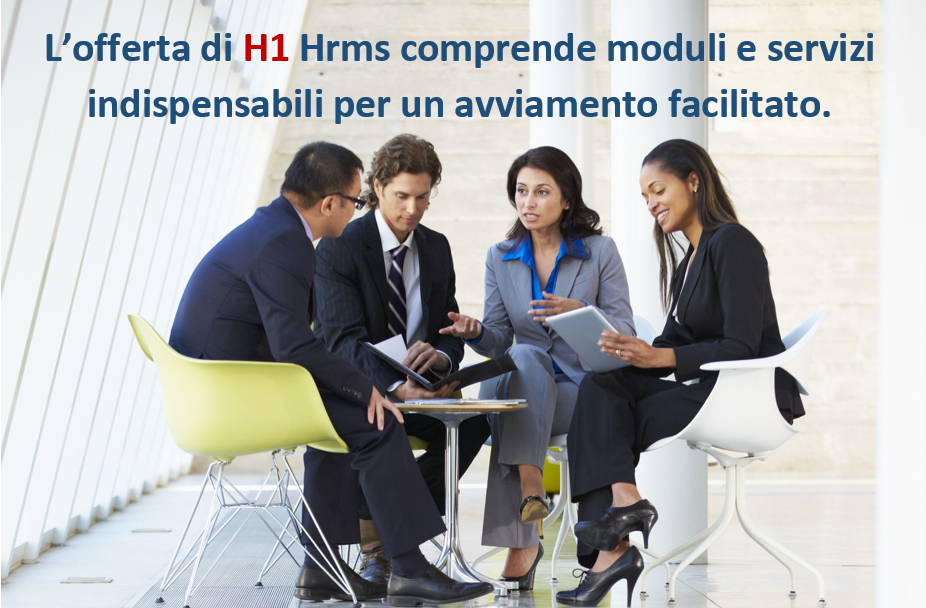 Moduli servizi compresi fornitura h1 hrms