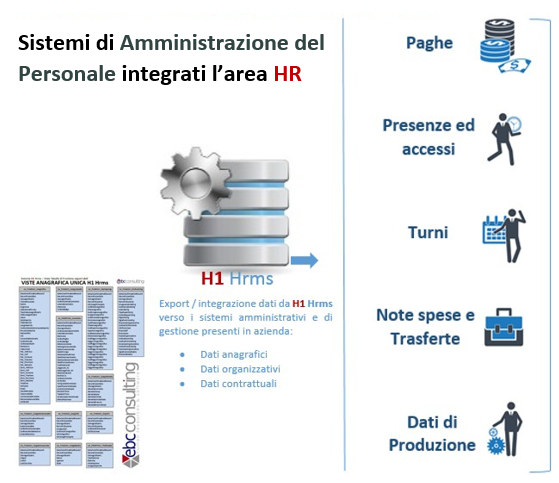 Paghe del personale amministrazione HR Risorse Umane