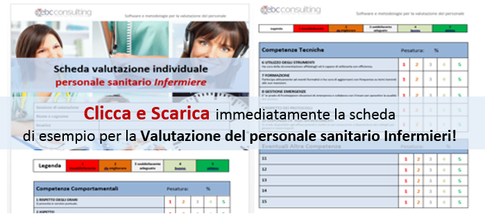 Scheda esempio valutazione personale medico infermieri clicca