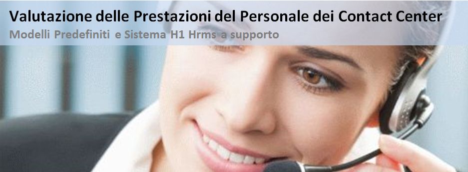 Valutazione prestazioni Risorse Umane Call Center H1 Hrms EBC Consulting 1