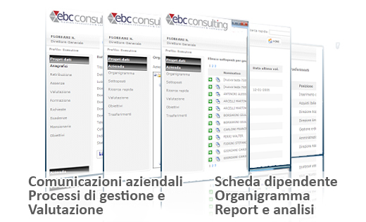 H1 Web Enterprise - gestione delle risorse umane on web - portale delle risorse umane