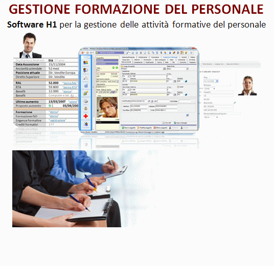 Gestione delle attività formative del personale H1 hrms - gestione delle risorse umane