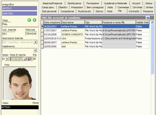 Gestione documenti del personale