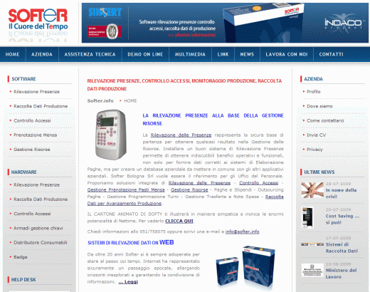 Softer Bologna, software e servizi per la gestione delle presenze ed il controllo accessi